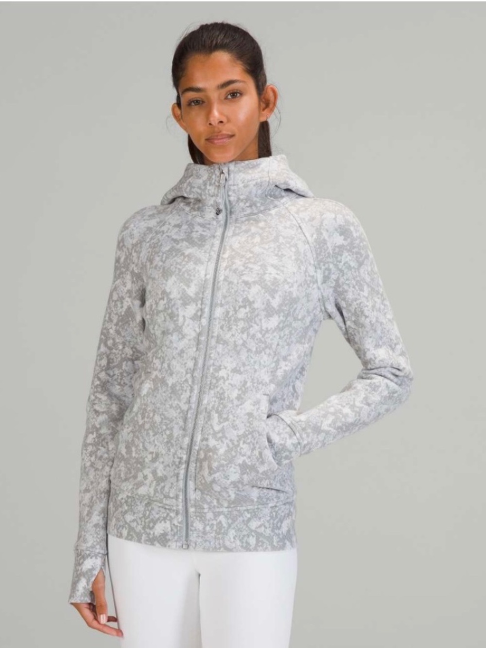 Lululemon Scuba Full-Zip Hideaway Camo Starlight Multi Size 16
